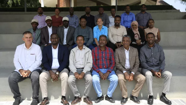 Group picture taken at the Ethiopia beans PDT meeting in Adama, October 2025.