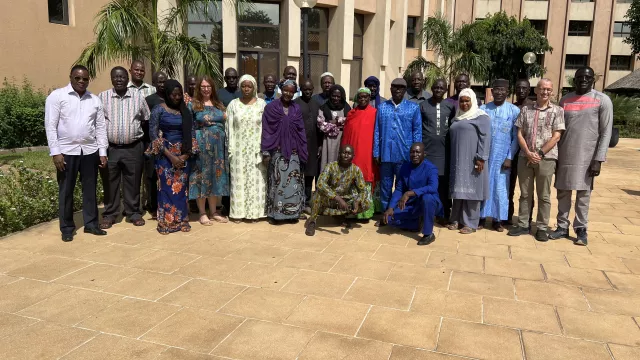 Participants at the small ruminant value chain workshop