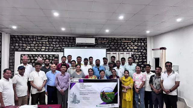 CGIAR MCM scaling workshop in Bardiya, Nepal